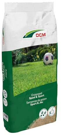 DCM Semences de gazon Activo 15 kg 750 m²- Semences de gazon à croissance rapide et forte pour pelouses de jeu et de sport
