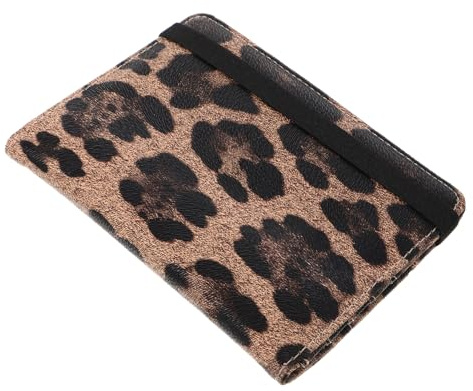 Hemobllo Porta Passaporto in Pu con Stampa Leopardata Elegante e Leggero, Protezione Biglietto e Rfid, Multi-slot per Carte, per Viaggi