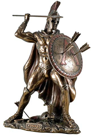 Veronese 708-6932 King Leonidas actionfigur som kämpar mot perserna