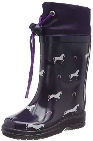 Beck Damen Horses Gummistiefel, Violett, 37 EU
