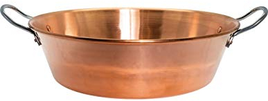 Baumalu - Elegante Kupfer-Süßigkeiten-Schüssel 0,5L - Kochtopf für Süßwaren - geeignet für alle Herdarten außer Induktion - pflegeleicht - Bronze-Design