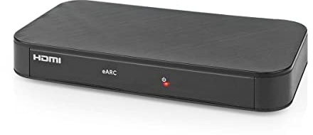 Nedis Convertisseur audio numérique | 2 voies | Connexions – Entrée : DC Power / 1 x entrée HDMI | Connexions – Sortie HDMI | eARC | Automatique | Anthracite