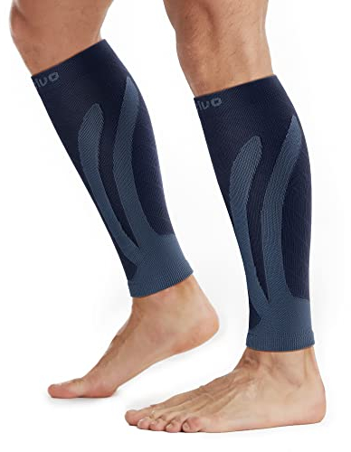 CAMBIVO 2 Paar Wadenbandage, Kompressionsstrümpfe Damen Herren, Stützstrümpfe, Compression Socks, Waden Kompression, Waden Beinlinge für Sport, Fussball, Laufen,Schwellung, Erholung