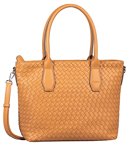 Gabor bags Emilia Damen Shopper Umhängetasche Reißverschluss Mittelgroß Braun