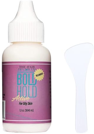 Guegine Wig Glue Bold Hold - Lace Front Wig Glue with Clear Spoon - Easy Apply, Quick Dry, Waterproof