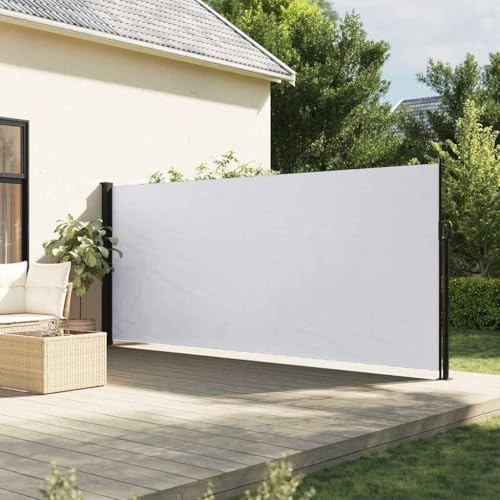 Generico Tenda da Sole Laterale Retrattile Bianco 160x600 cm,Casa e Giardino,Prato e Giardino,Vita all'aperto,Ombrelloni e parasole-4004526
