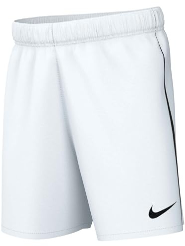 Nike DR0968-100 Y NK DF LGE Knit III Short K Shorts Unisex White/Black/Black Größe XS