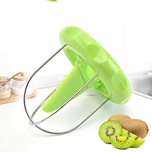 Tuzsocr Mini coupe-kiwi - Éplucheur de kiwi - Éplucheur de fruits et de légumes - Séparateur de nourriture - Outil d'épluchage de kiwi pour Pitaya - Portable et utile