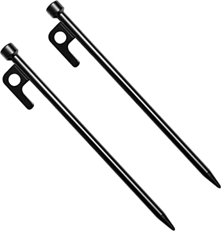 MUSISALY 2stücke Zelt Bodennägel Aus Metall Für Camping Zelt Heringe Gusseisen Zeltpflöcke Für Außendekorationen Und Gartenarbeit Robust Und Langlebig
