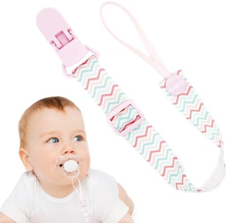 Clip per ciuccio, clip per porta ciuccio - Cinghie per massaggiagengive per, supporto per lenitivo al guinzaglio antigoccia,Guinzaglio universale per giocattoli da dentizione, cordino per ciuc