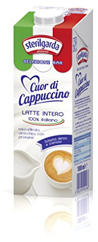 Sterilgarda Latte per Cappuccino Cuor di Cappuccio - Pacco da 10 x 1000 ml