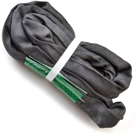 runner deer Black Spanset - Eslingas Redondas para aéreo Lyra Hoop Rig Aerial Sedas, Strop, Levantamiento de poliéster, límite de Carga de Trabajo para Cabestrillo Redondo, 2 toneladas, múltiples