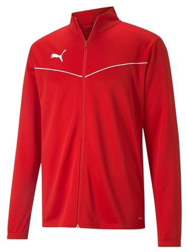 PUMA Hombre Chaqueta De Entrenamiento, Rojo (Puma Red-puma White), XL