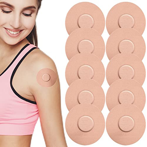 25 Pièces Freestyle Libre Adhésifs Patchs, Scettar Imperméable Patchs pour Freestyle Libre 1 2 & 3 Sensor-Le Centre du Pansements étanches Protecteur ne Colle Pas-Dure 14 Jours