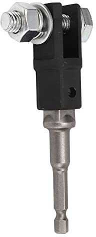 Saxdomkraft, adapter 1/2 tum, fäste för dubbla hål och ring, slitstarkt stålverktyg för bil, domkraft, saxdomkraft, sockeladapter