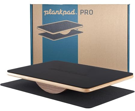 Plankpad Pro – interaktiv balansbräda och fitnesstränare för hemmet | roliga träningsspel för vuxna och barn | lek och håll dig i form