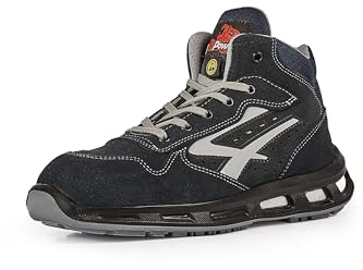 U-Power Red Lion Moving, Chaussures de sécurité, Hautes, Légères et Flexibles, Anti perforation, Anti crevaison, avec Insert Infinergy, avec Embouts en Aluminium (Blue 43)