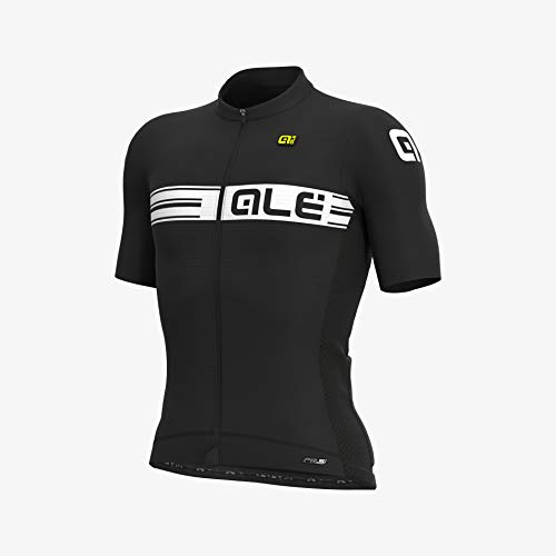 ALE L21081401.M Maglia Ss Prs Logo, Uomo, Nero, M