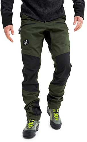 RevolutionRace Herren Nordwand Pro Pants, Hose zum Wandern und für viele Outdoor-Aktivitäten, Forest Green, M