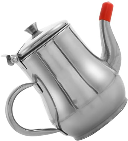 CIYODO Aceitera De Acero Inoxidable 250ml Colador Metálico Antifugas, Recipiente Filtrador De Aceite Para Uso Doméstico y Cocina, Depósito Reutilizable Para Aceite y Grasa, Adecuado Para Cocinar