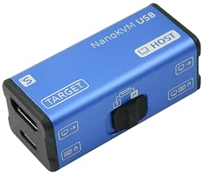 Sipeed NanoKVM-USB Operations - Kit di strumenti per la manutenzione del server, collaborazione multi-dispositivo, KVM USB 4K per server SBC, commutatore USB A 1080P, acquisitore video 4K HDMI in/Loop