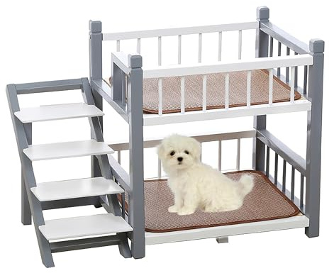 Letto ortopedico per cani, letto per cani di grandi dimensioni, letto per cani doppio, mobili per cani, letto per cani da pavimento, mobili per animali domestici, regalo per gatti e cani di taglia
