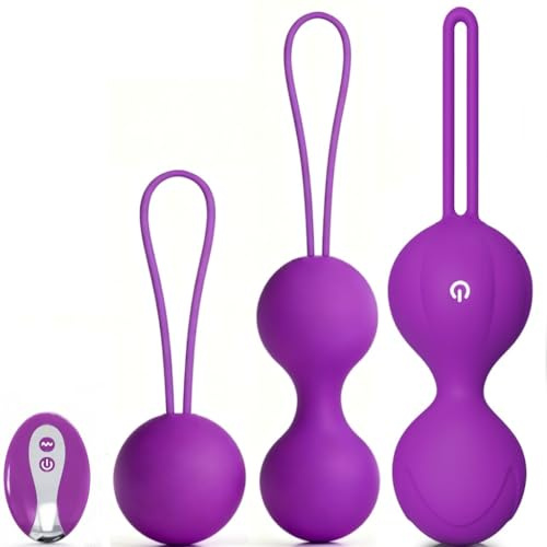 Vibradorador Mujer Juguetes Eróticos Para Pareja Sexuales Vibrador Mando Distancia 3 en 1 Bolas Chinas Consoladores.. para Mujer con Vibración Vibradores Vibradorador Clítoris Control Remoto 10 Modos