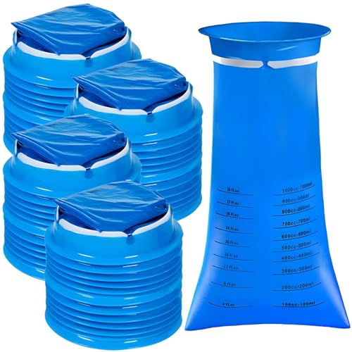 T&J Fashion 50 Pack Motion Sickness Bags for Travel, Leakproof & Odor Control Disposable Sick Bags Essentials for Kids, Cars, Airplanes and Cruise