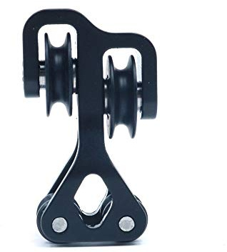 Namvo tir à l'arc composé Arc câble glissière en Alliage d'aluminium tir à l'arc Corde séparateur Rouleau Glissement Bowstring séparateur flèche poulie pour Chasse tir Noir