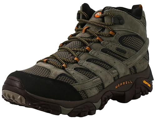 Merrell Men's Moab 3 Mid GTX Hiking Shoe, Walnut, 12