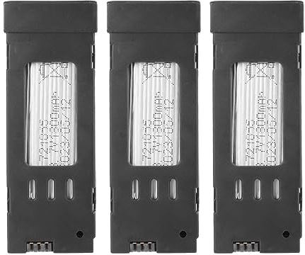 3 Stück 3,7 V 1800 MAh Drohnen-Lipo-Ersatzakku Kompatibel mit E58 E68 JY109 998 Pro RC UAV Drohne, RC Quadcopter Drohne Lithiumbatterie