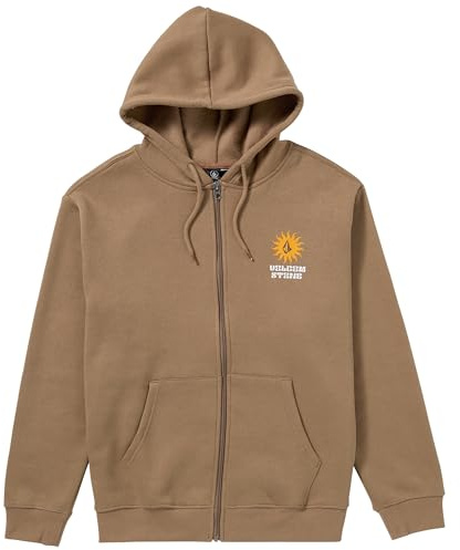 Volcom Roundabout Zip Hoodie Fleece Sweatshirt Sudadera para Hombre
