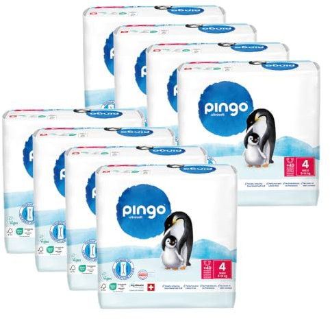 Confezione risparmio pannolini T4 (7-18 kg) Pingo 320 pz