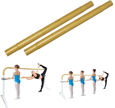 Artan Balance Extension for 6Ft Double Bar Curved Ballet Barre 25/2Ft – Add-On Only, Not a Standalone Barre – Compatible with 6Ft Double Bar Ballet Barre