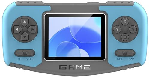 Kids Handheld Video Game Console Built in 520 Games, Travel-friendly Handheld Gaming Console for Kids, 2.4 Color Screen, Rechargeable Battery, Handheld Game Console for Boys Girls