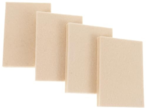 VINTORKY Set 4 Pezzi Spatole in Feltro di Lana per Pellicole Viniliche Auto 4” Morbide Antigraffio per Wrapping, Decalcomanie e Applicazione Pellicole Oscuranti Vetri Veicoli