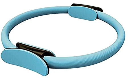 Pilates Ring, 38cm Resistance Circle with Side Mounted Handles, Lightweight Toning Tool for Core Strength, Legs, Arms, and Full Body Workouts