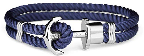 Paul Hewitt Unisex-Armbänd Edelstahl Stoff-PH-PH-N-S-N-S
