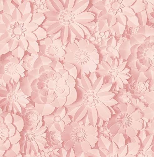 Fine Décor 3D Floral Pink, One Size, 52.1 x 1005.8 cm