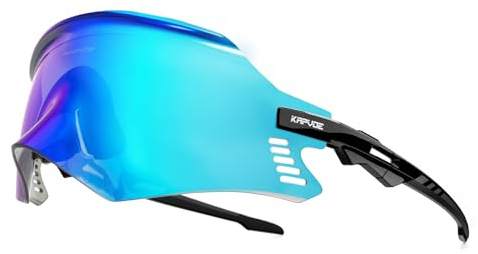 KAPVOE Fahrradbrille Mountainbike Sport Sonnenbrille Radfahren Motorrad BMX Herren Damen K2