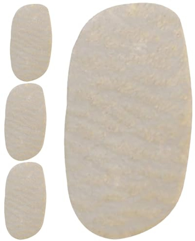 SUPVOX Cello String Bridge Parchment Pads 4Pcs Durable Sheepskin Mat Code Protectors for Cello Strings and Bridges Easy Installation