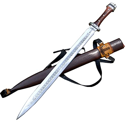 Nordisches Schwert – 24 Zoll Lange Klinge – Wikingerschwert – handgeschmiedetes Schwert – gehärtet – großes Schwert – historische Schwerter – 60 cm Lange Klinge