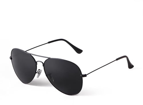 ADEWU Sonnenbrille Herren Pilotenbrille Metallrahmen UV400 Schutz Fahren Angeln Fliegerbrille