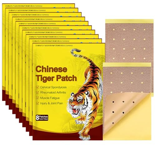 Patch Anti Douleur, 80 Pièces Patchs Anti-Douleur, Patch Chauffant, Patchs Anti-Douleur pour Douleurs Musculaires et Articulaires du Dos, Patch Chauffant Dos pour Parents, Travailleurs