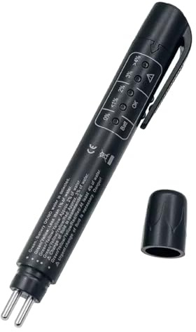 Penna tester liquido dei freni auto con display sensore LED, kit di test diagnostici del veicolo, controllo di qualità liquido, strisce di rilevamento dell'umidità dell'olio, penna d