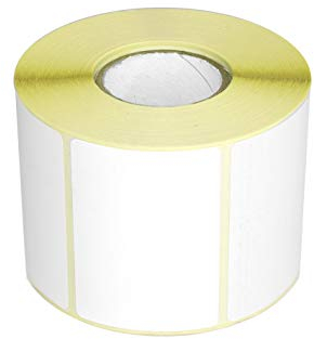 Netuno 1 Rolle Thermo-Etiketten selbstklebend weiß 70 x 50 mm 1000 Stück Rollenetiketten Thermo Haftetiketten für Adressetiketten Barcode Versandetiketten Thermotransfer-Etiketten 7 x 5 cm