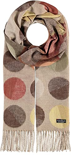 FRAAS Damen Cashmink-Schal mit XXL Punkten - 35 x 200 cm - Made in Germany - Perfekt für Herbst und Winter