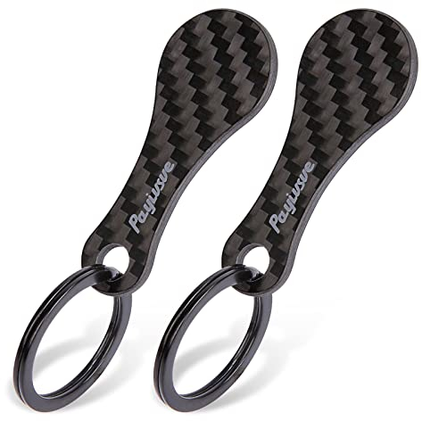 2 Pz Gettone Carrello Spesa, Infrangibile Carbon Chiave Carrello Spesa per Carrello Spesa a Caricamento Frontale, Chiave per Carrello Spesa Rimovibile