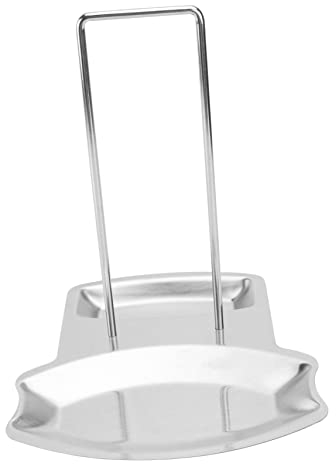 YARNOW 1stk Edelstahl Topf Deckel Topfdeckel-grillrost Organizer-rack Für Küchenspülen Geschirrtuch-trockengestell Pfannenabdeckung Löffelablage Rostfrei Waschbecken Löffel Ruhen