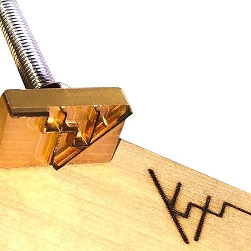 Benutzerdefinierte Logo Branding Eisen Kit für Holzbearbeitung Personalisierte Brennen Stempel für Branding Eisen (2,5 x 2,5 cm)